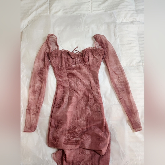 Pink Print 'Seraphina' House of CB- XS - Picture 12 of 15